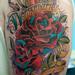 Tattoos - Traditional Red Roses Cover Up - 58151